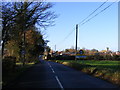 TM2677 : Entering Fressingfield on the B1116 Laxfield Road by Geographer