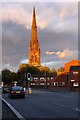 Looking up Church Street towards St Elphin