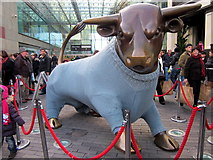 SP0786 : Bull Ring Bull Dressed for Winter - Woolly Bully by Roy Hughes