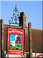 The Fox & Goose Inn sign