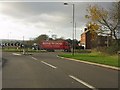 A51/A519 roundabout at Swynnerton Heath Farm