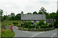 Cottage and road junction south of Tynygraig, Ceredigion