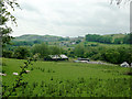 Pasture and hillside near Tynygraig, Ceredigion