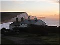 TV5197 : Coastguard Cottages at Sunrise by Oast House Archive