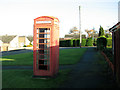 Disused K6 telephone box in Lingheath Road, Brandon