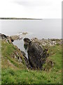 Rugged coastline at the entrance to Killough Harbour