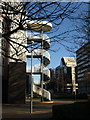 Fire escape, Lunar House, Croydon