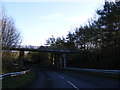 A143 passing over the B1116 Shotford Road