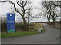 Entrance from Butterwick Road to Mill House Riding Centre