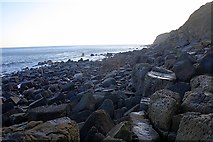 NZ9900 : Coastline Below Common Cliff by Mick Garratt