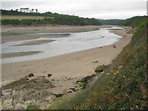 SX6147 : Low tide on the Erme estuary by Philip Halling