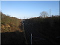 Mainline railway from Woodhouse Bridge, Gawsworth