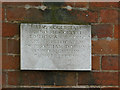 SK6023 : Stone on former Baptist Chapel by Alan Murray-Rust