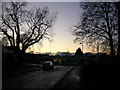 Harlow: the Co-op, Tumbler Road, on a winter evening