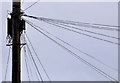 J3673 : Telephone cables, Belfast by Albert Bridge