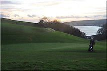 SY2590 : East Devon : Axe Cliff Golf Club by Lewis Clarke