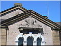 Royal  coat of arms on the old Court House, St Asaph