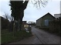 Footpath and access to caravan site at Berry Barton