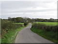 View east along Milltown Road