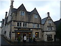 Street corner in Painswick in December