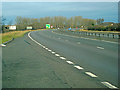 The A1 approaching North Muskham