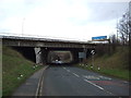 Motorway bridge over Lingwell Gate Lane