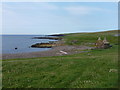 HU2177 : Eshaness: Stenness beach and bay by Chris Downer