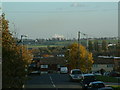 Looking down Sherburn Road North towards Stanks Drive