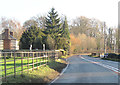 A456 east from outside church hall