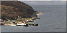 NR9251 : Claonaig ferry arriving at Lochranza by Andy Campbell