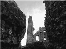 SY9582 : Corfe Castle ruins by nick macneill