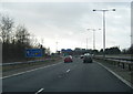 M55 curving way from M6 north