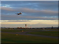 SJ4282 : An Easyjet flight takes off from John Lennon Airport by Eirian Evans