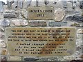 H3568 : Plaque, Jackie's Cross by Kenneth  Allen