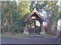 The entrance to the cemetery, Clayworth