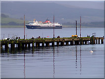 NS2477 : MV Isle of Mull off Gourock by Thomas Nugent