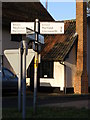 Roadsign on Metfield Road