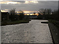 Selby Canal at sunset