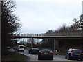 The raised pedestrian walkway through A420 roundabout