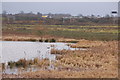 Doxey Marshes, M6 and main railway line near Stafford