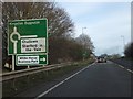 SU2995 : Stanford Road roundabout on A420 by David Smith