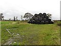 Round bale silage