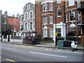 Bus stop in Beaufort Street, Chelsea