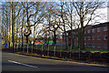 SP0584 : Fencing and a trench alongside Edgbaston Park Road by Phil Champion