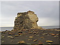 NZ4346 : Sea Stack, Blast Beach, Dawdon by Les Hull