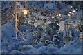 SX9265 : Torquay : Babbacombe Model Village - Snow Scene by Lewis Clarke