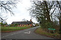 Looking along Crateford Lane towards Clay Gates