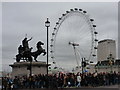 TQ3079 : London: Boadicea and the London Eye by Chris Downer