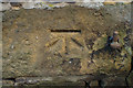 SE1565 : Cut Bench Mark, Former School, Pateley Bridge by Mark Anderson