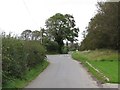 The junction of Old Course Road and Grangecam Road east of Ballynoe